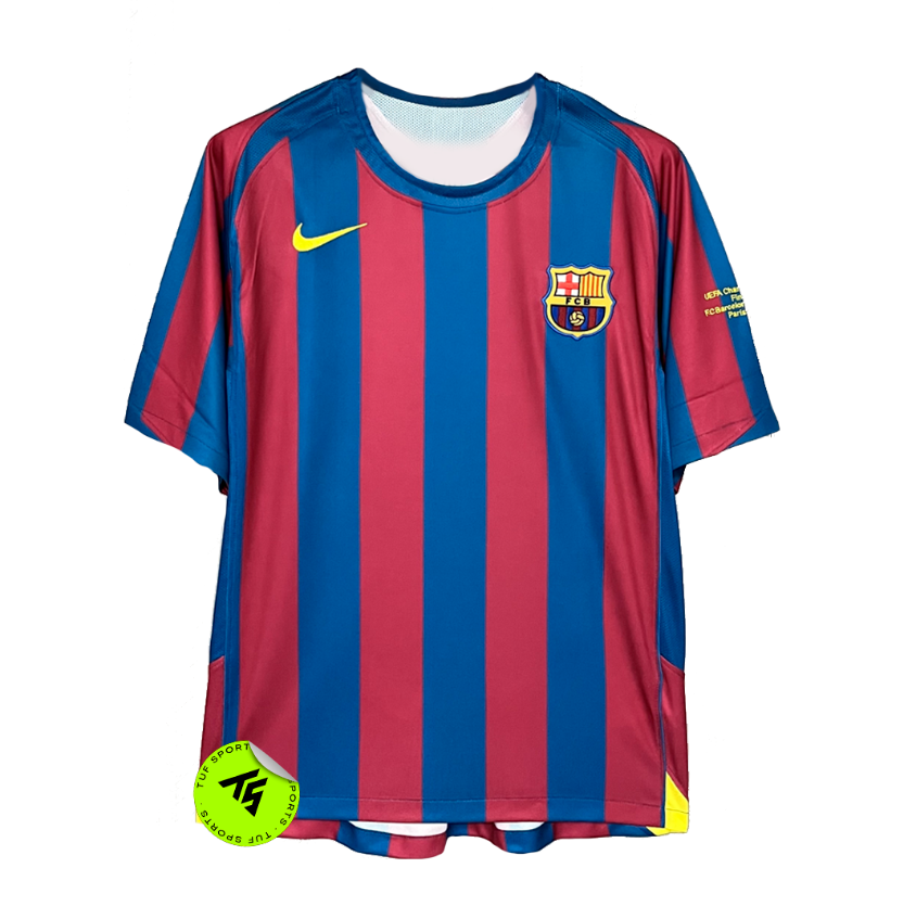 Camisa do Barcelona 2005/06 - RONALDINHO #10 (PRONTA ENTREGA)