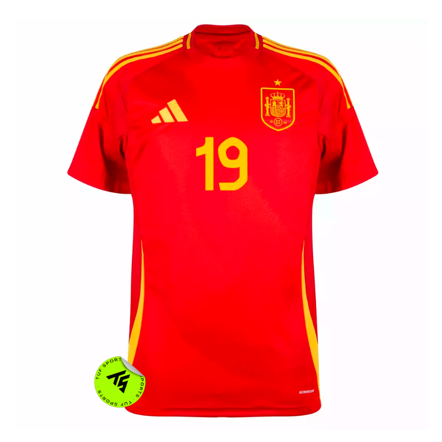 Camisa do Espanha 2024/25 - LAMINE YAMAL #19 (PRONTA ENTREGA)