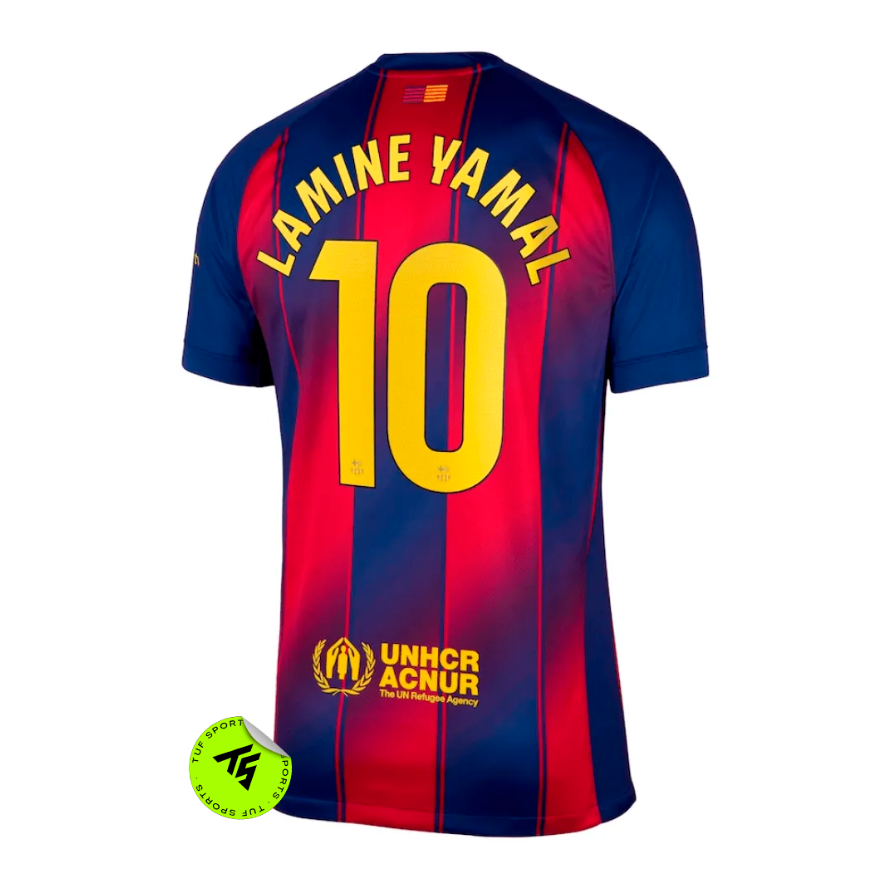 Camisa do Barcelona 2025/26 - LAMINE YAMAL #10 (PRONTA ENTREGA)
