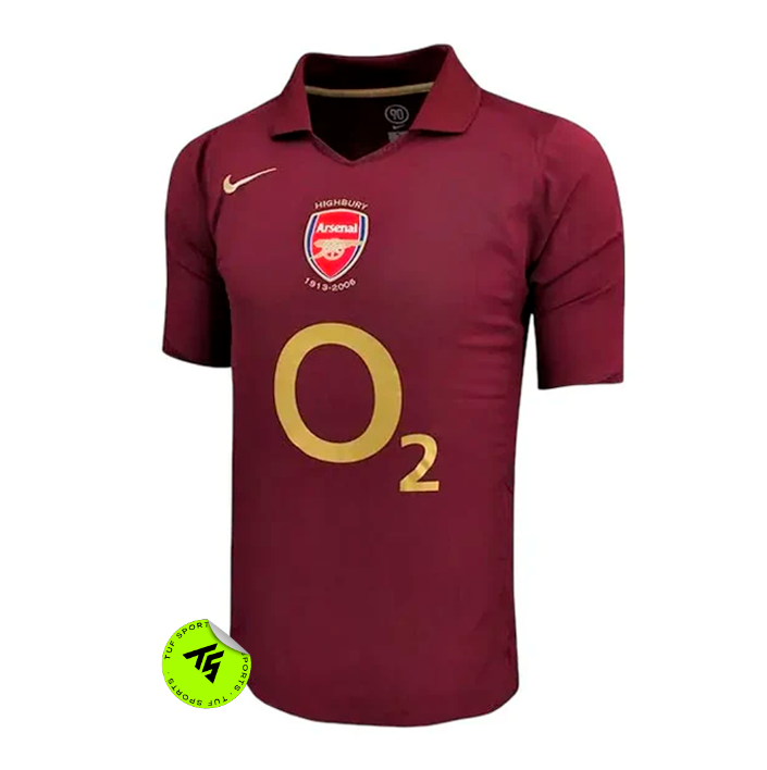 Camisa Arsenal Retrô 05/06  - Henry #14 (PRONTA ENTREGA)