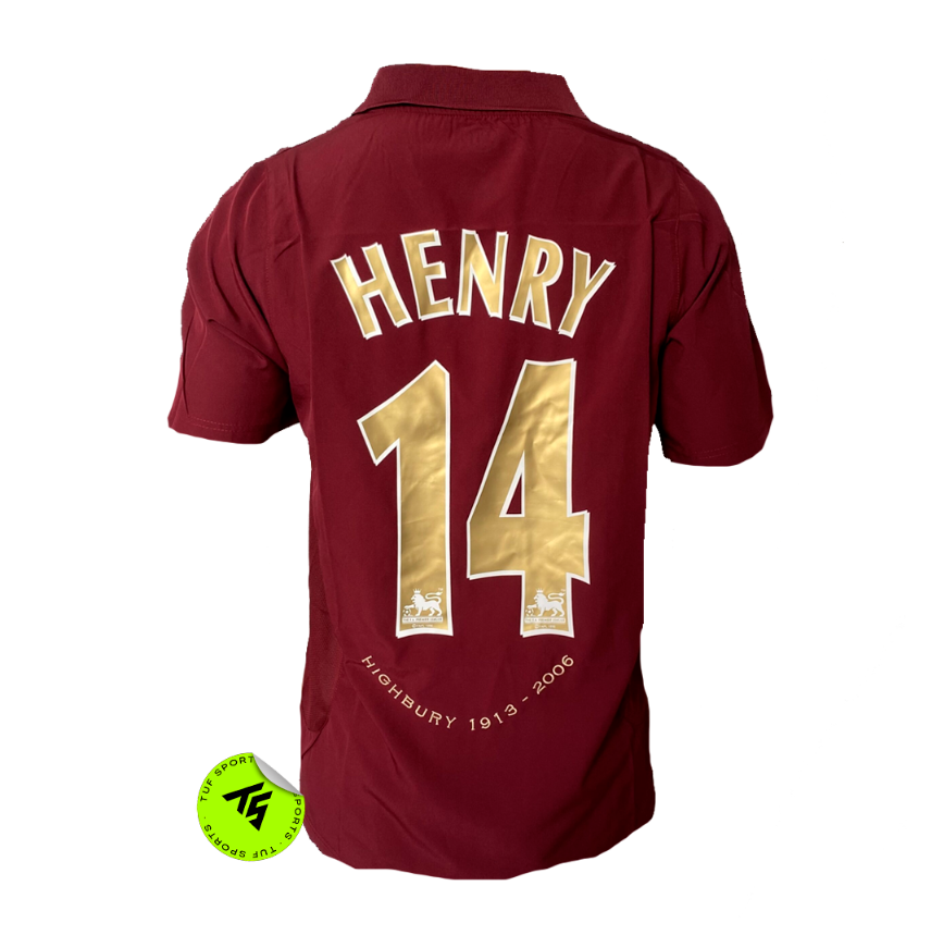 Camisa Arsenal Retrô 05/06  - Henry #14 (PRONTA ENTREGA)