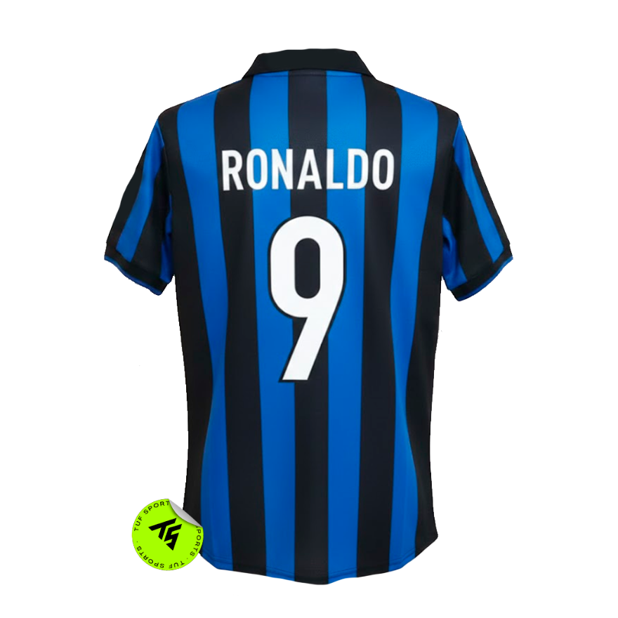 Camisa Inter de Milão Retrô 98/99 - RONALDO #9 (PRONTA ENTREGA)