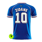 Camisa França Retrô 1998 ZIDANE #10 (PRONTA ENTREGA)