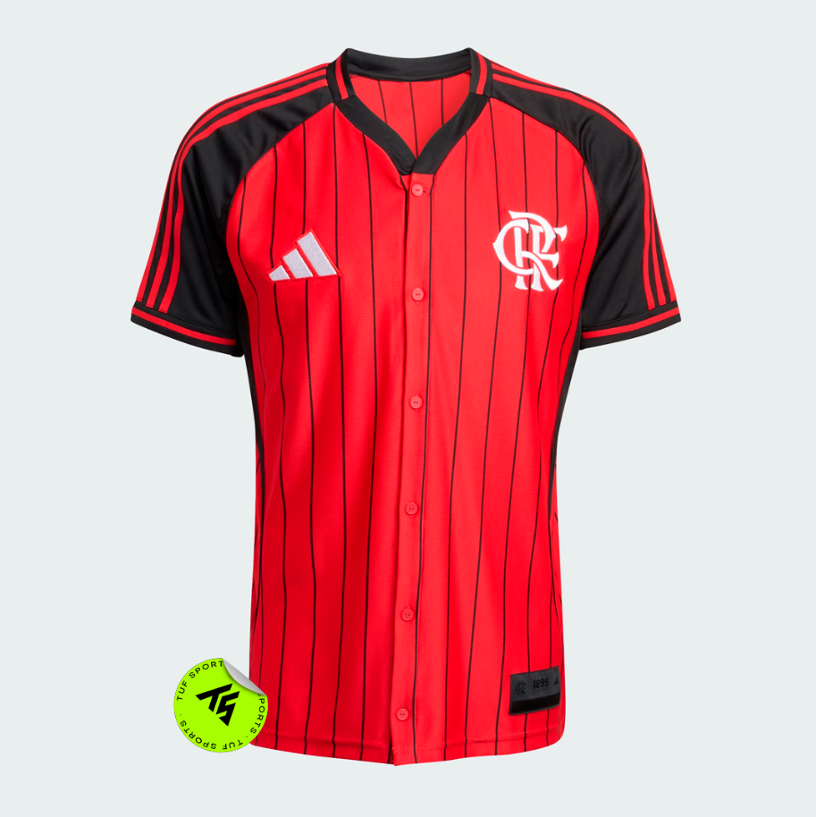Camisa do Flamengo 2025/26 - Baseball (PRONTA ENTREGA)