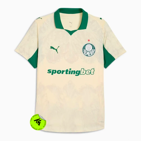 Camisa do Palmeiras 2025/26 - Bege SuperMundial (PRONTA ENTREGA)